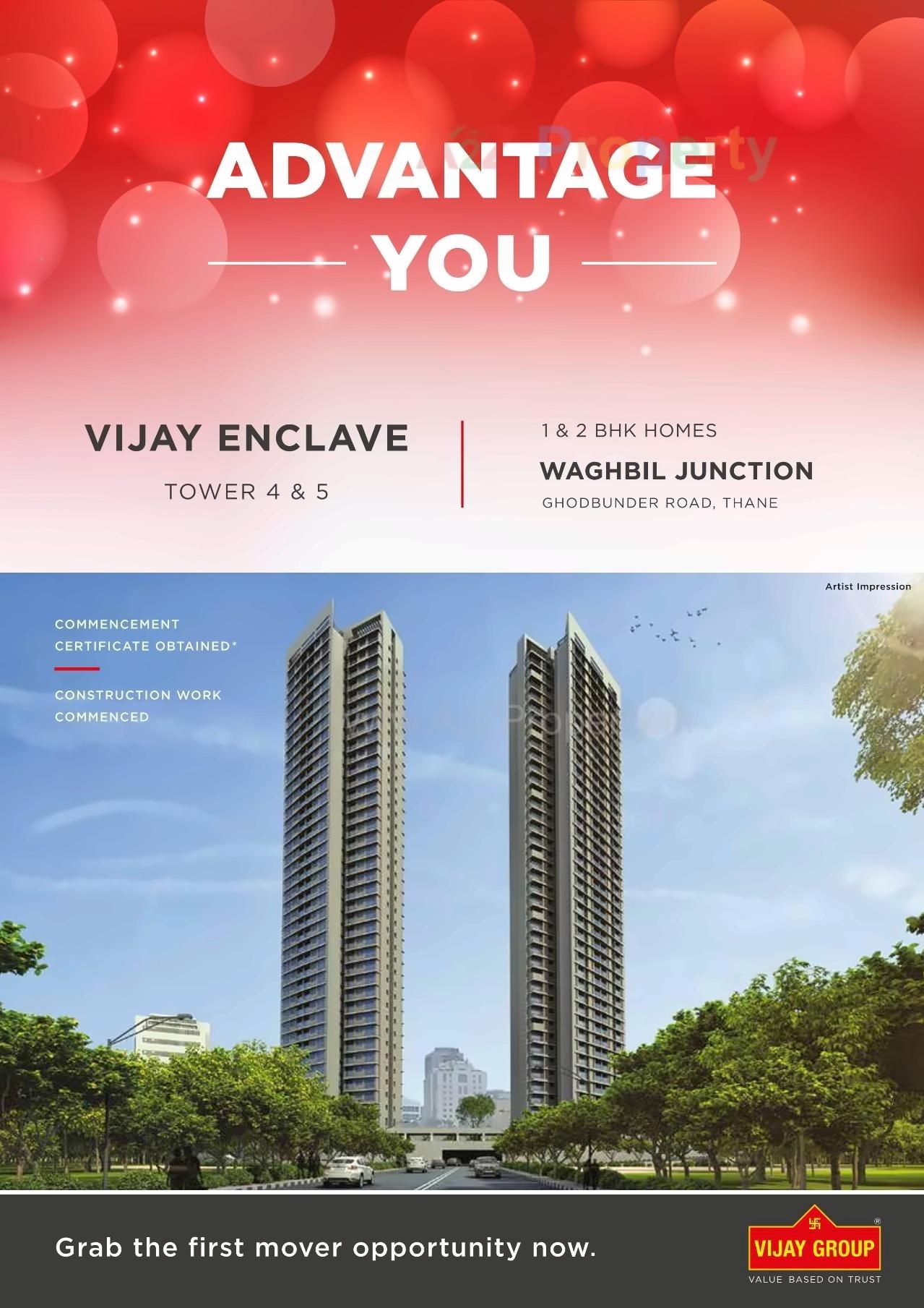 3D Elevation of real estate project Vijay Enclave located at Thane-m-corp, Thane, Maharashtra