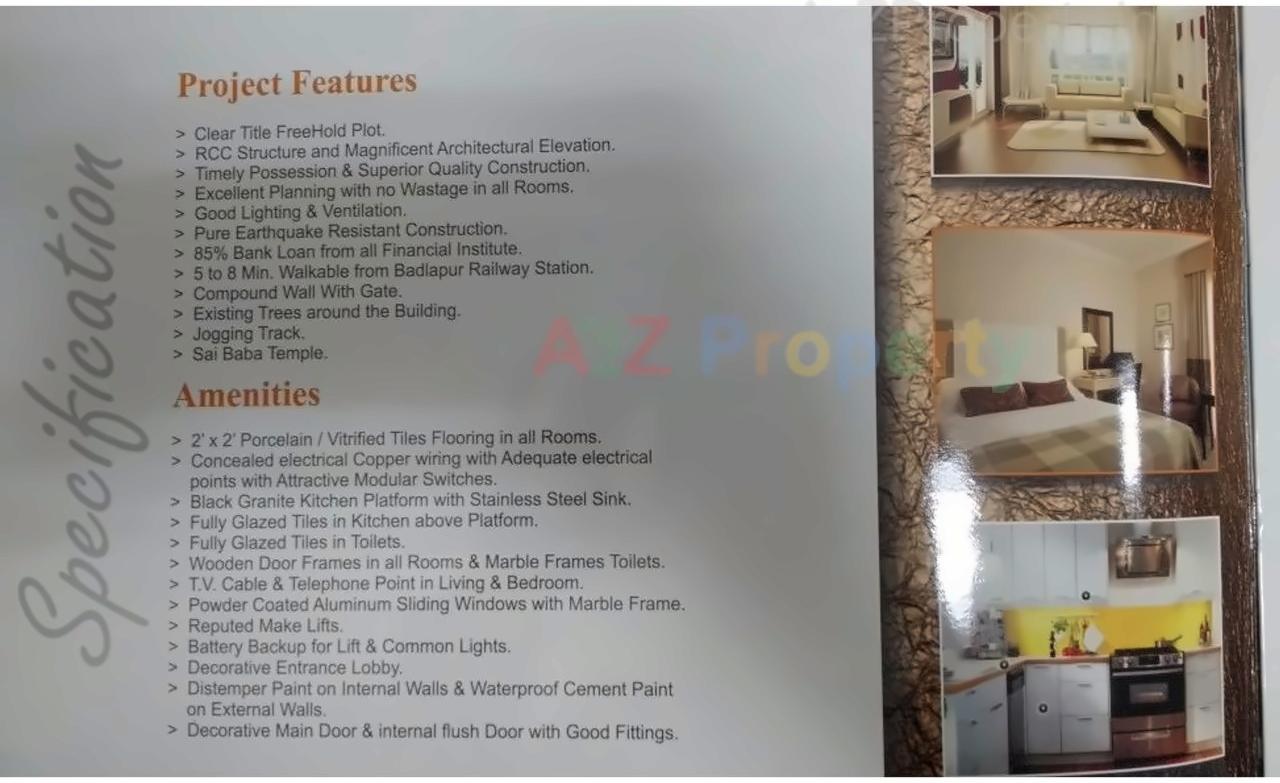  of real estate project Vinayak Kondilkar Arcade located at Badlapur-m-cl, Thane, Maharashtra