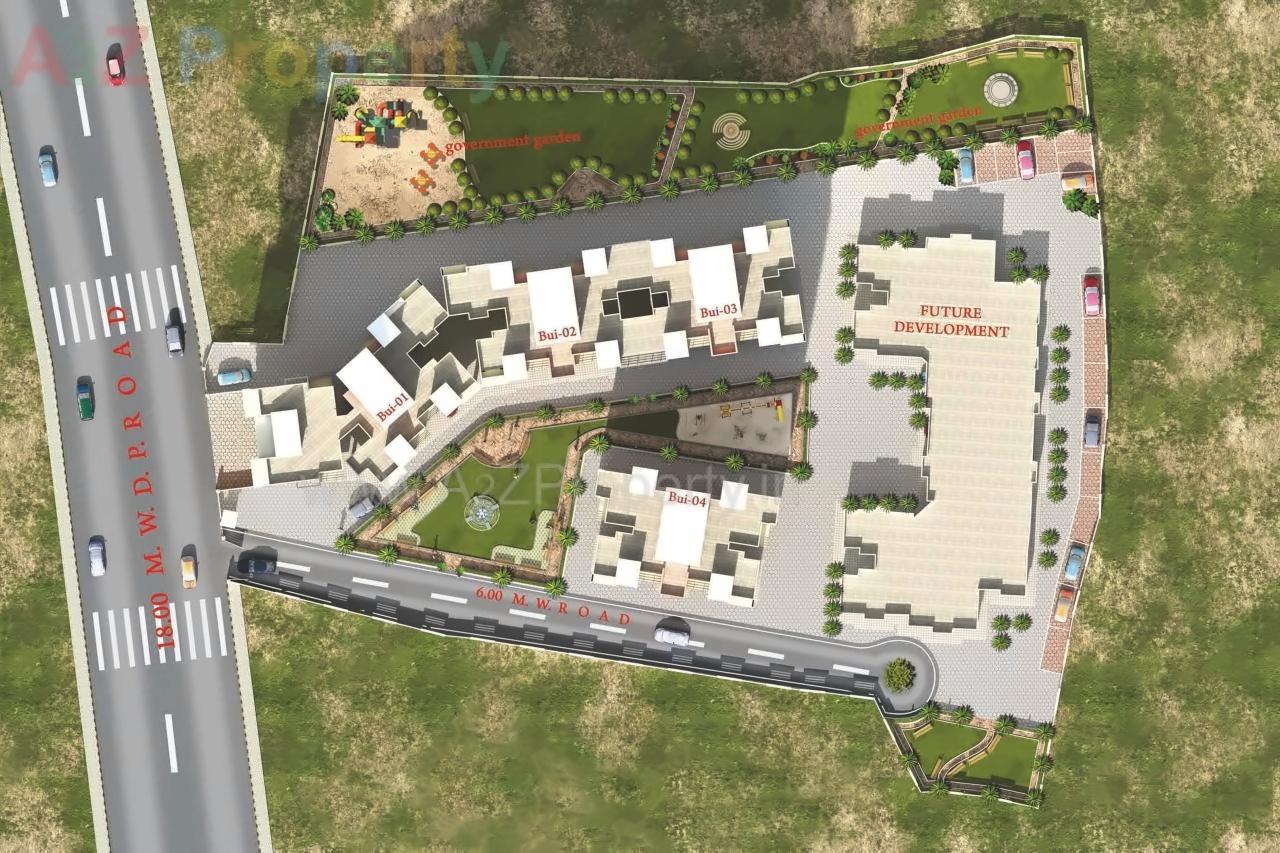 3D Elevation of real estate project Virat Vastu located at Kalyandombivali-m-corp, Thane, Maharashtra