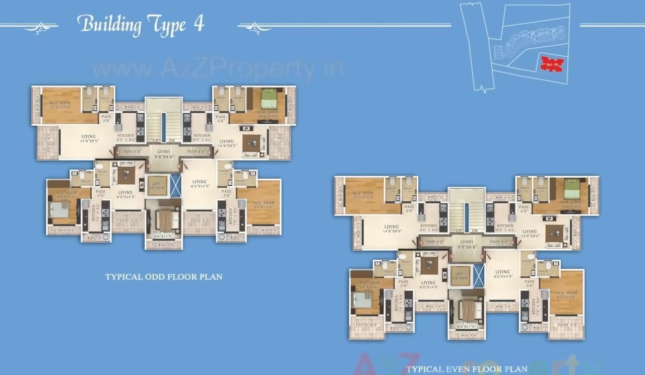 Layout of real estate project Virat Vastu located at Kalyandombivali-m-corp, Thane, Maharashtra