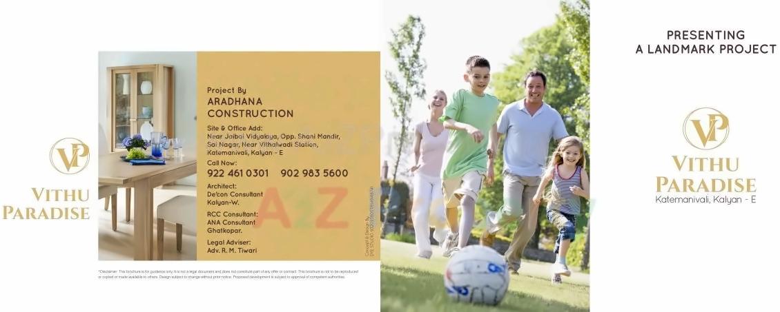  of real estate project Vitthu Paradise  No located at Katemanevali, Thane, Maharashtra