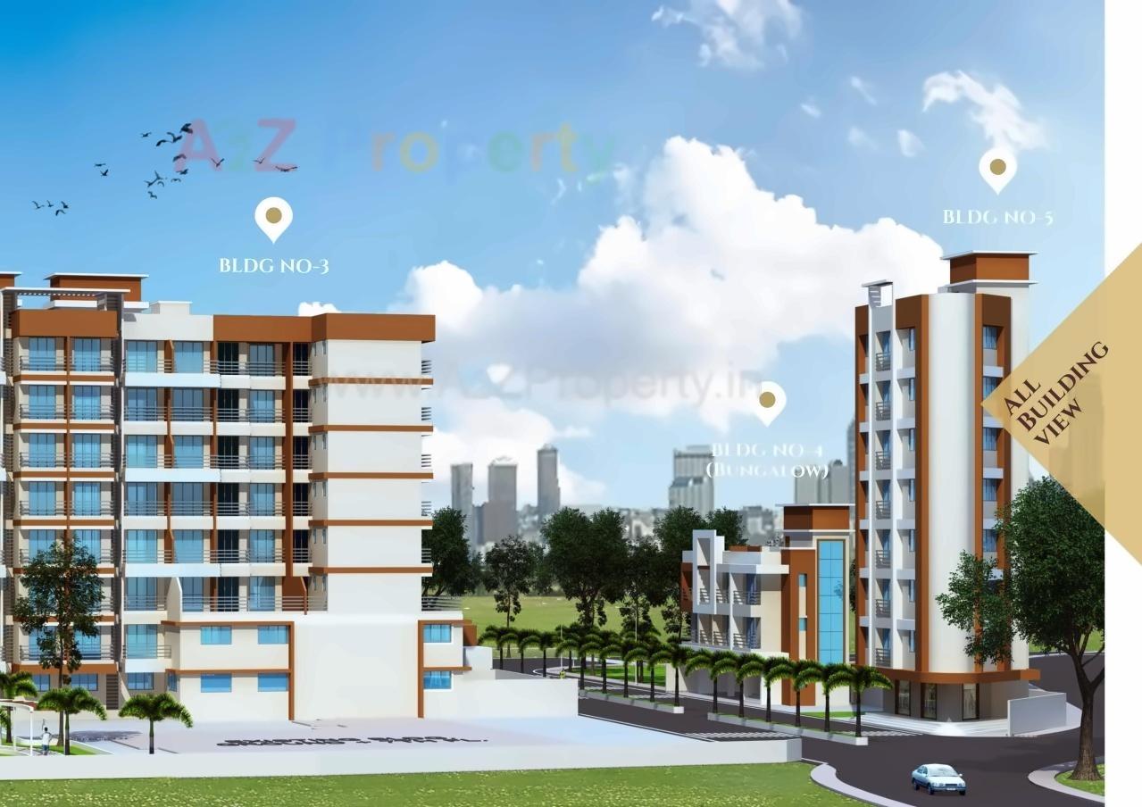 3D Elevation of real estate project Vitthu Paradise  No located at Katemanevali, Thane, Maharashtra