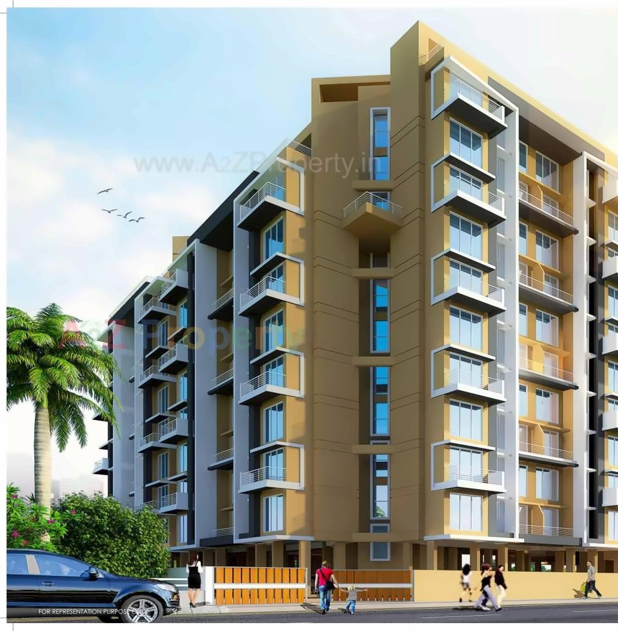 3D Elevation of real estate project Vivanta S Bliss located at Kalher-ct, Thane, Maharashtra