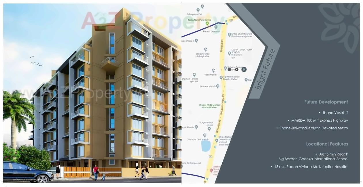 3D Elevation of real estate project Vivanta S Bliss located at Kalher-ct, Thane, Maharashtra