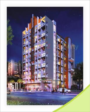 Elevation of real estate project Vrindavan Park located at Kalyandombivali-m-corp, Thane, Maharashtra